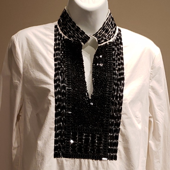Tory Burch Embellished Tunic Style Top NWT - Picture 4 of 5